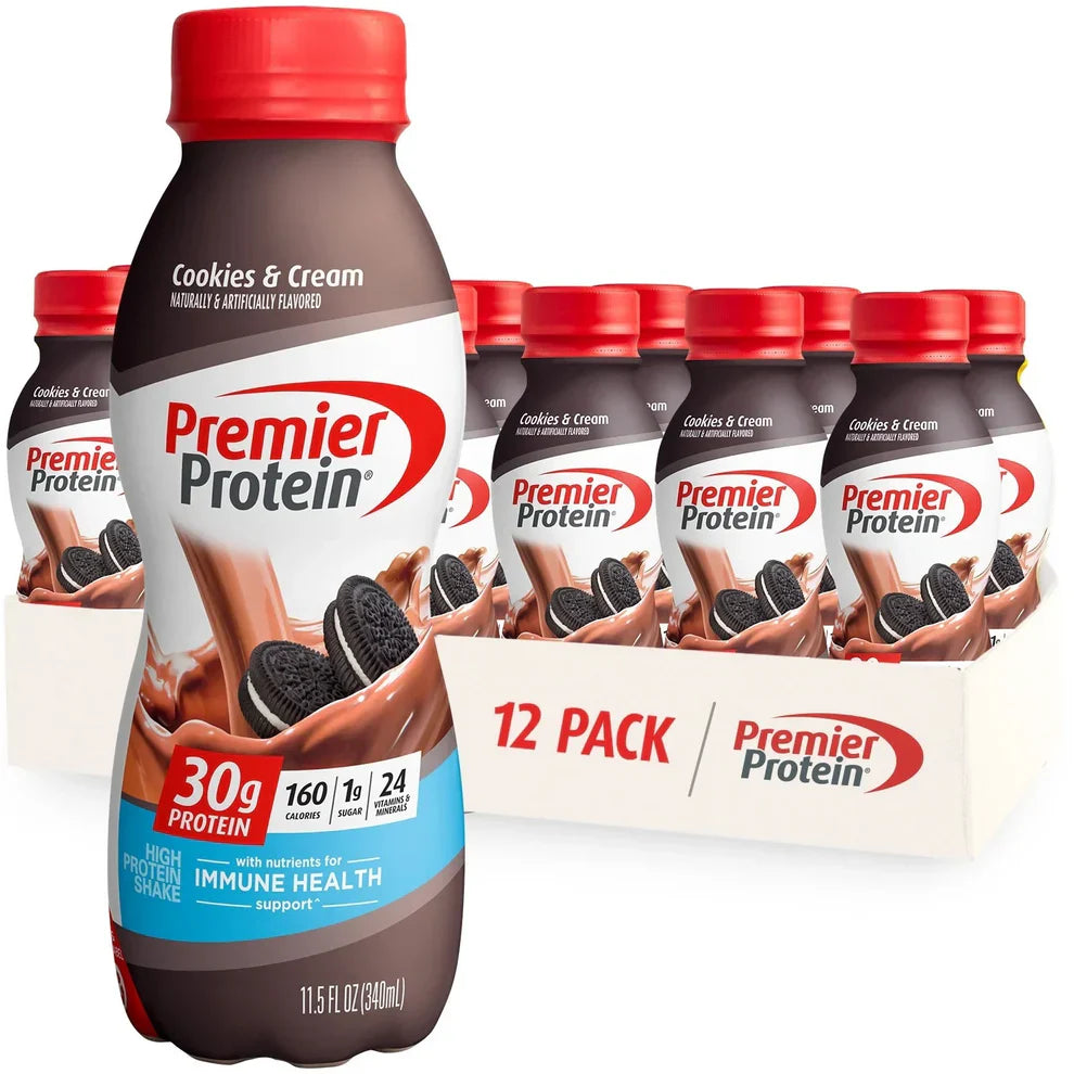 High Protein Shake, 30g Protein, 1g Sugar, 12 Pack