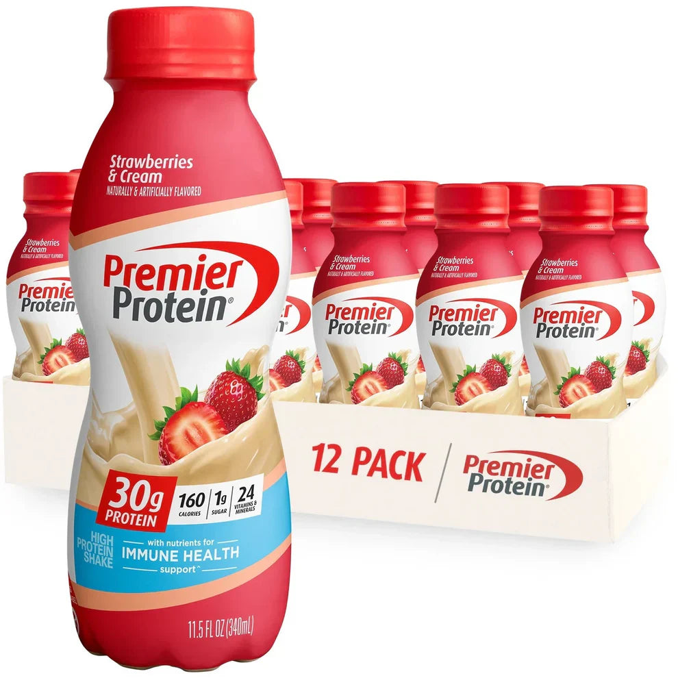 High Protein Shake, 30g Protein, 1g Sugar, 12 Pack