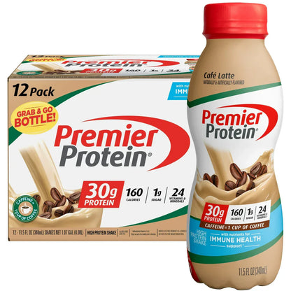 High Protein Shake, 30g Protein, 1g Sugar, 12 Pack