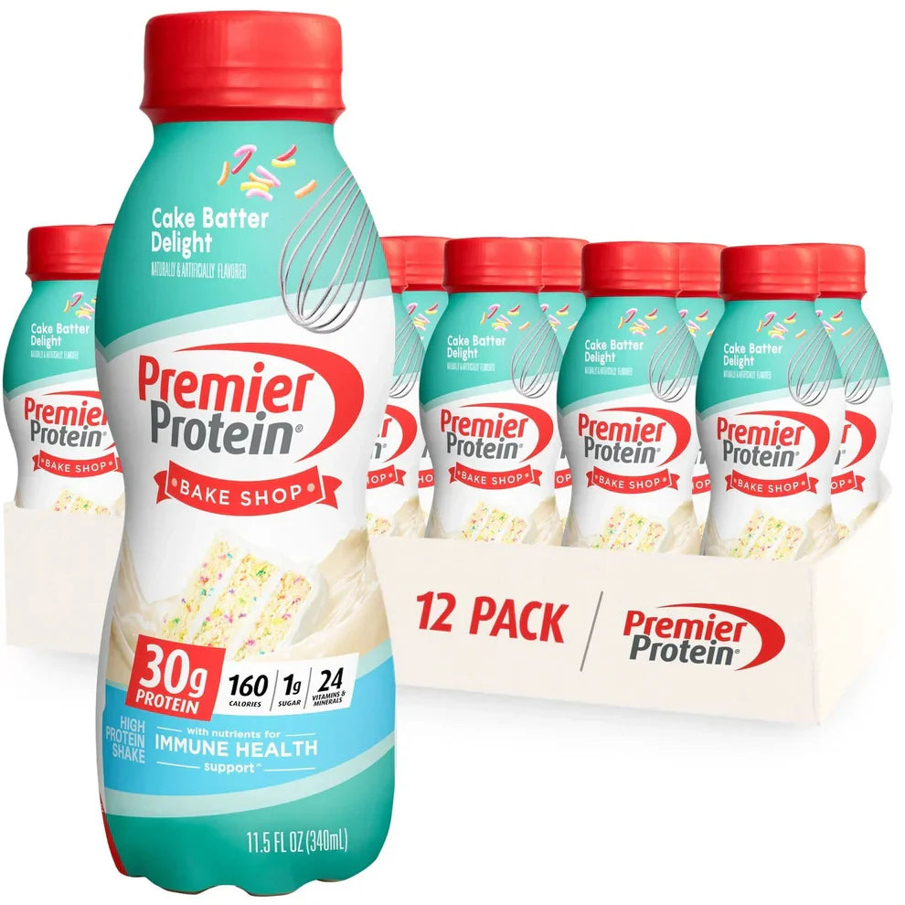 High Protein Shake, 30g Protein, 1g Sugar, 12 Pack