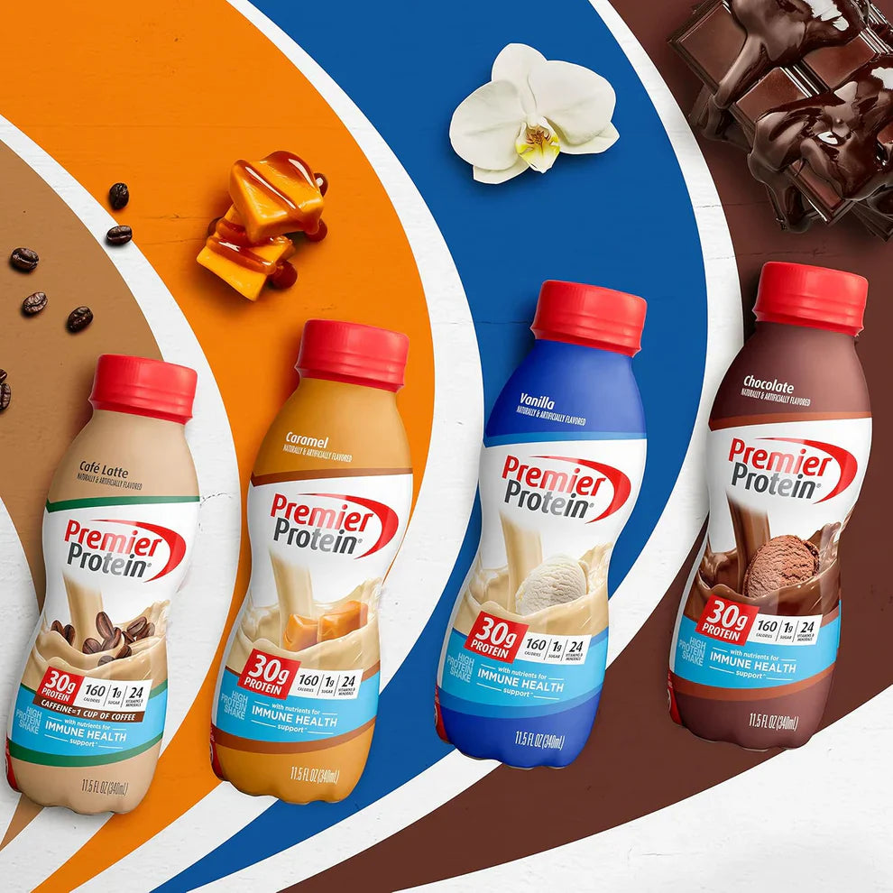 High Protein Shake, 30g Protein, 1g Sugar, 12 Pack