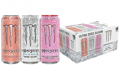 Sugar-Free 16oz Energy Drink (15 Cans) | Caffeine + Zero Cal
